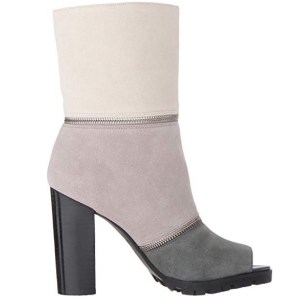 Charcoal Hues Multi Way Mid Calf Ankle Boots - Picture 5 of 5